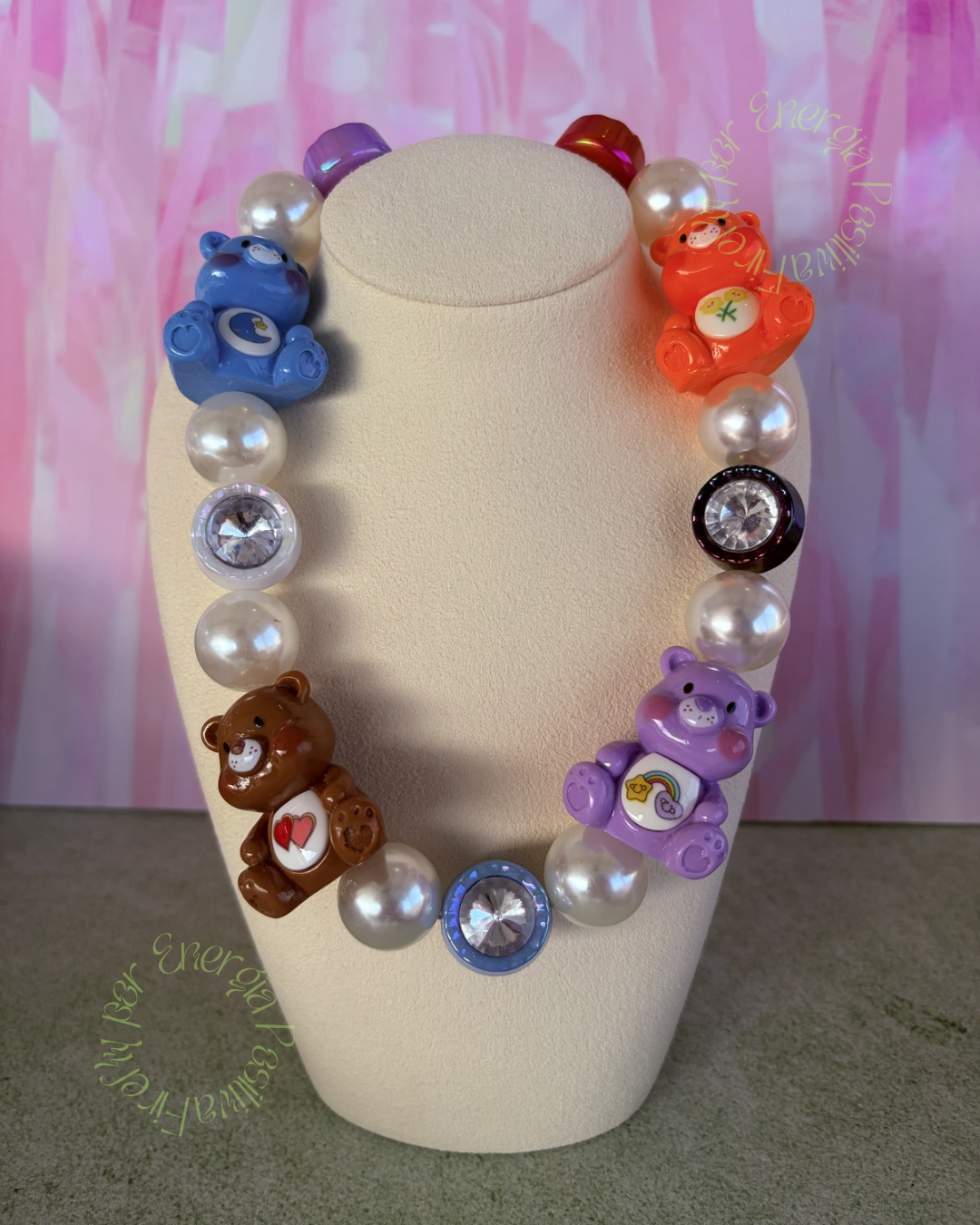 Collar Ositos & Perlas