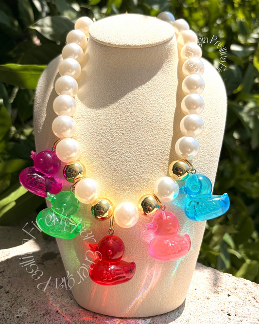 Collar Rainbow Ducky