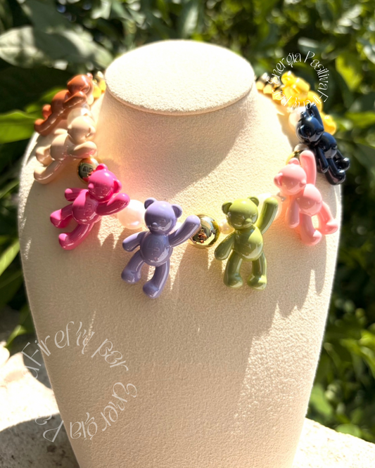 Collar Teddy's Colorful