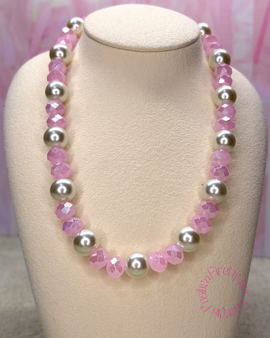 Collar Perlas & Cristal