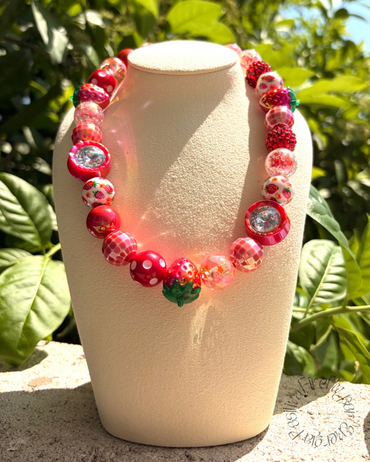 Collar Shiny Strawberry