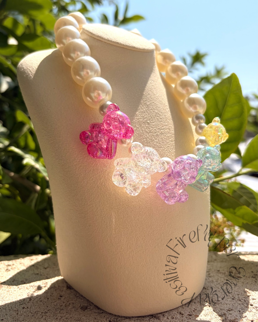 Collar Perlas & Ositos