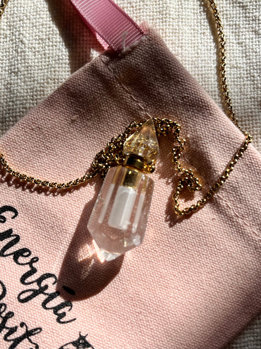 Perfumero Cuarzo Cristal