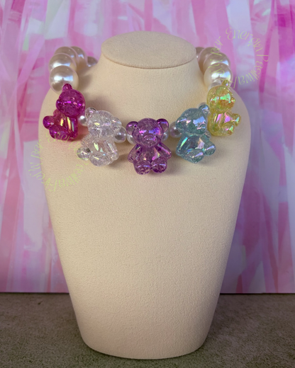 Collar Perlas & Ositos