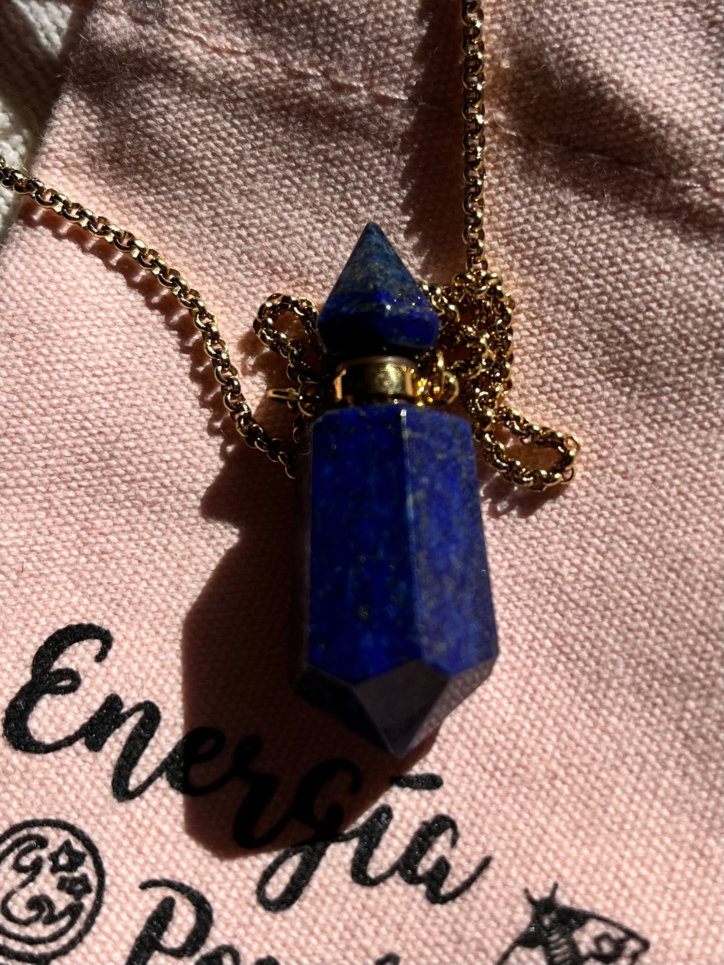 Perfumero Cuarzo Lapislázuli