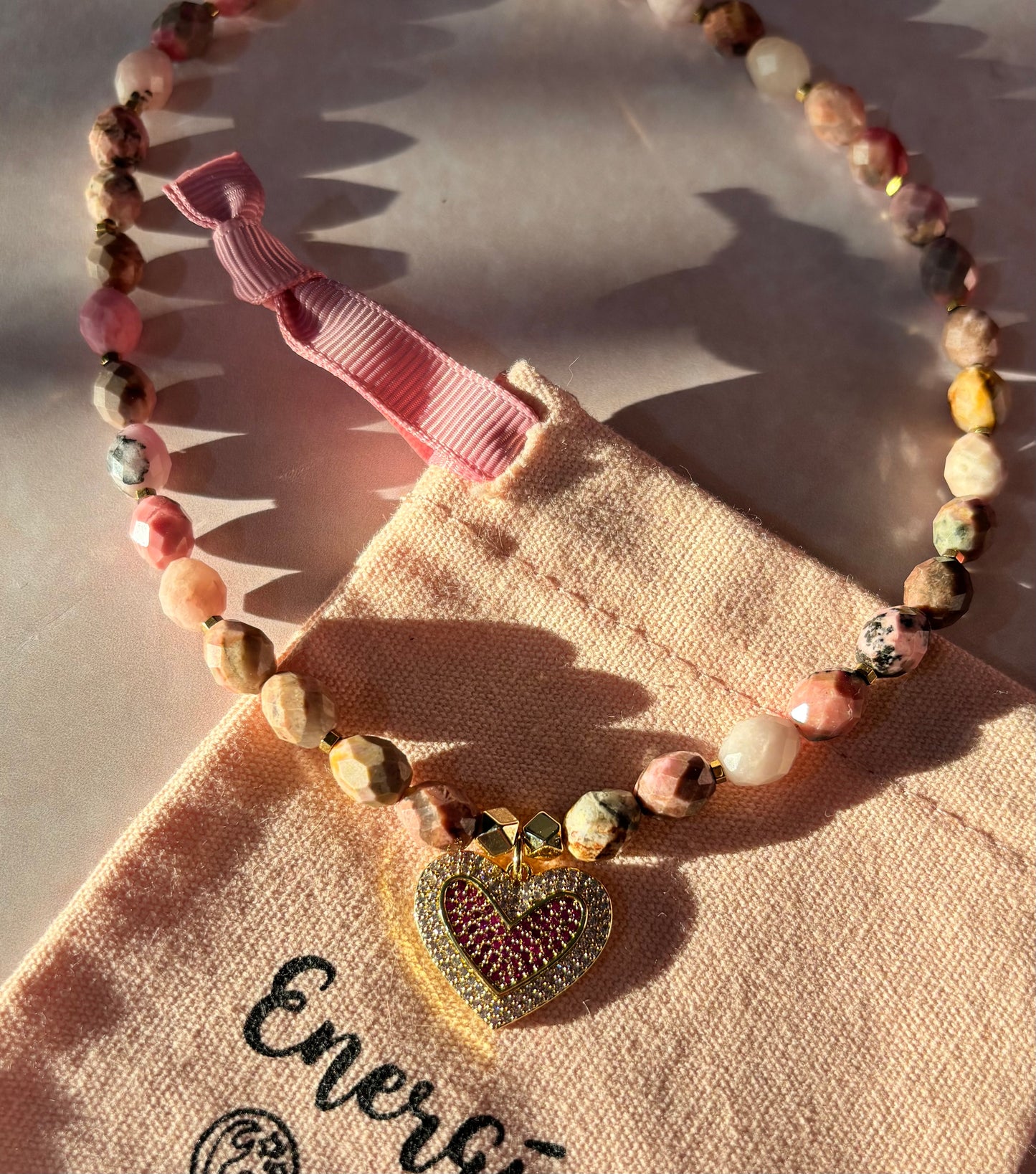 Choker Amor Rodocrosita