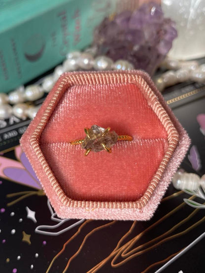 Anillo Diamante Herkimer