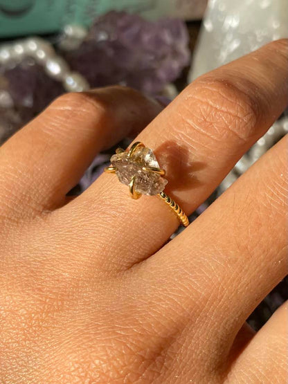 Anillo Diamante Herkimer