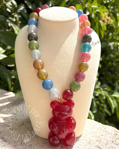 Collar Glitter Bear