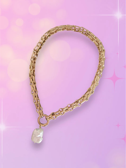Choker Perla Solitaria