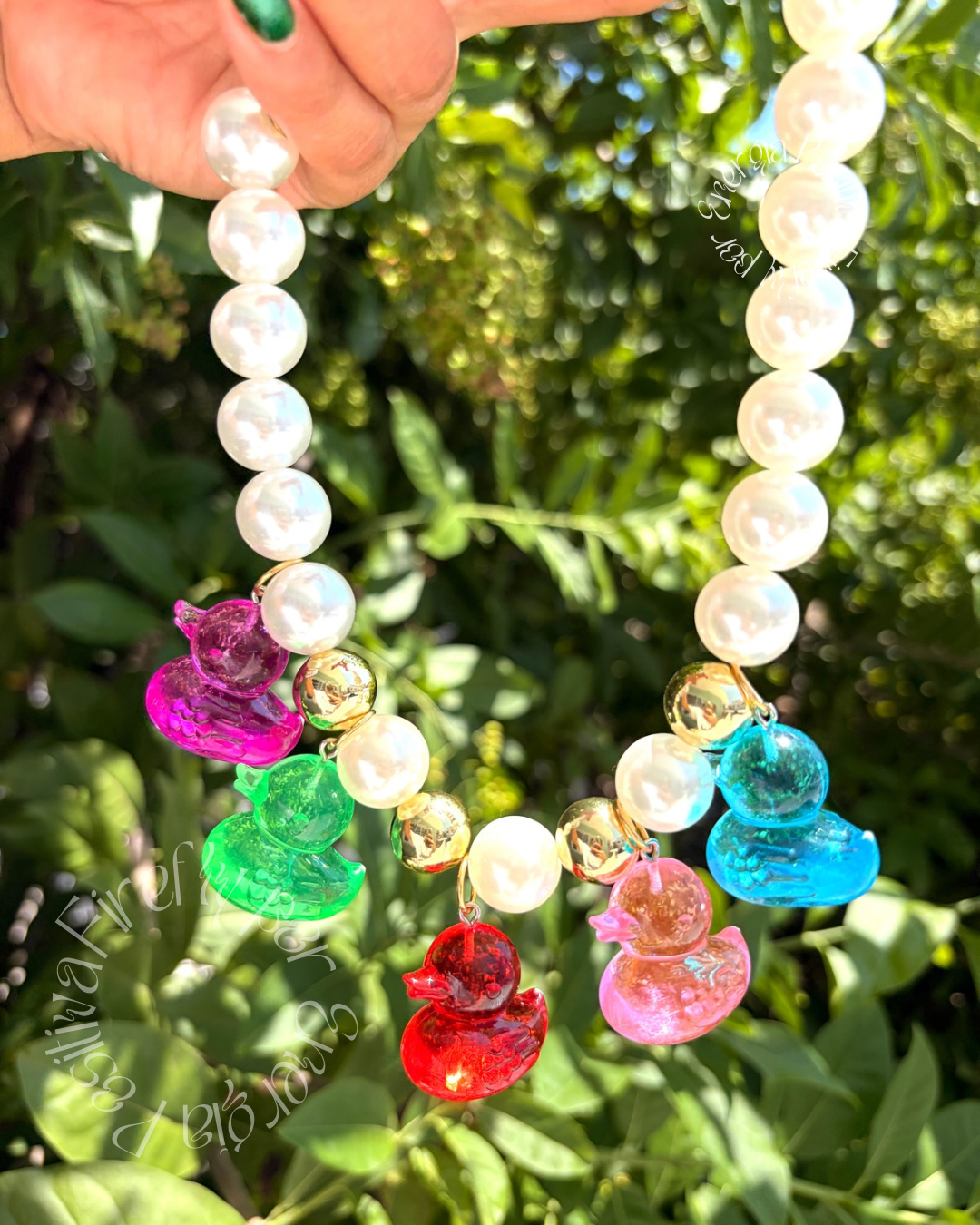 Collar Rainbow Ducky