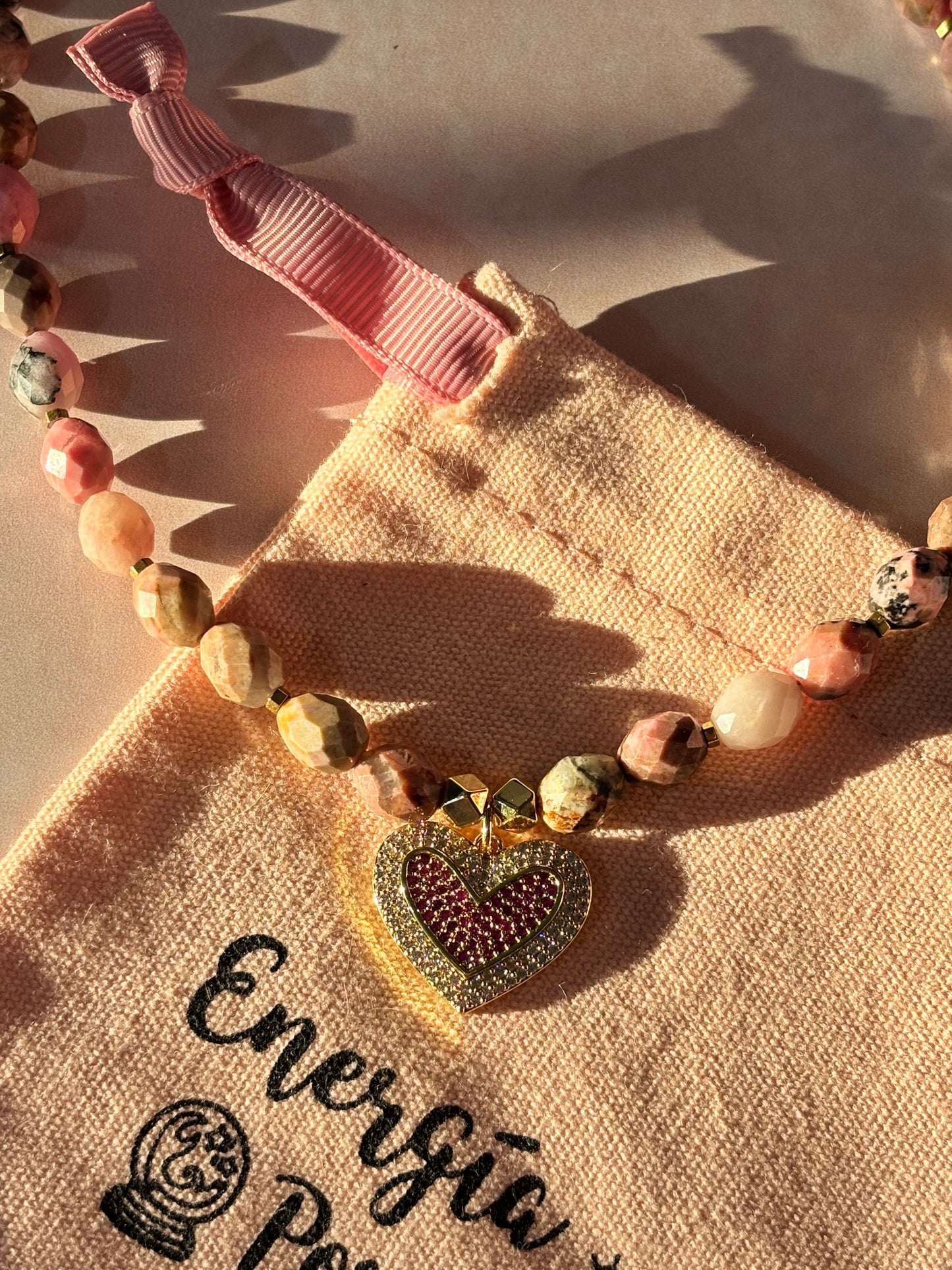 Choker Amor Rodocrosita