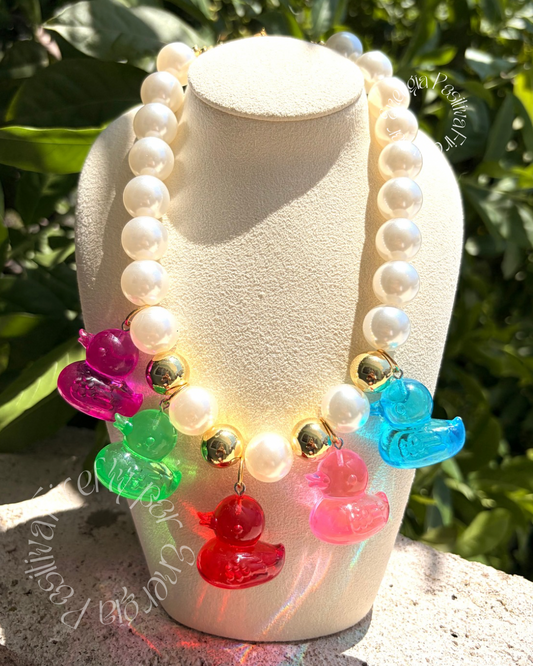Collar Rainbow Ducky