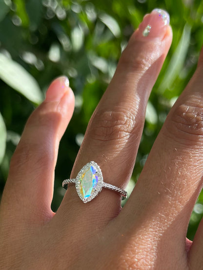 Anillo Moissanita