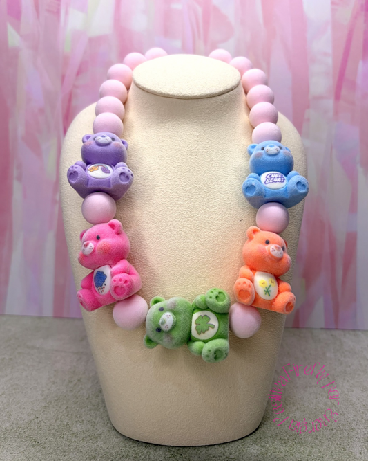 Collar Ositos Cariñositos Terciopelo