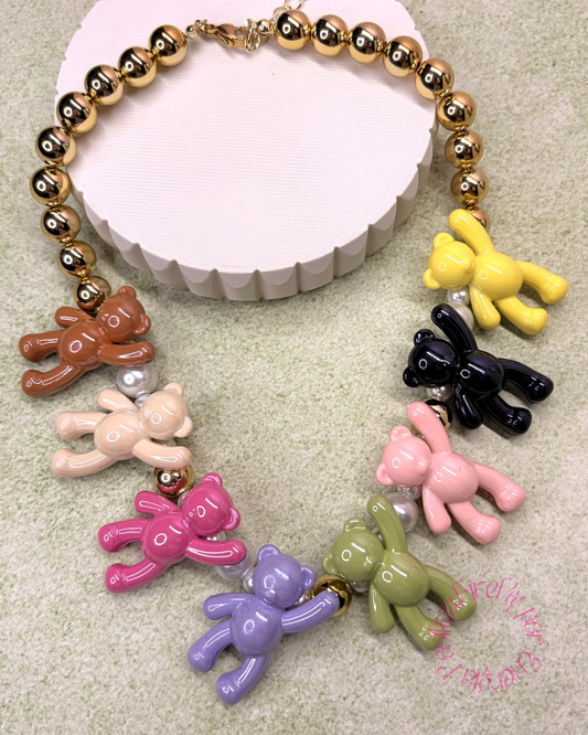 Collar Teddy's Colorful