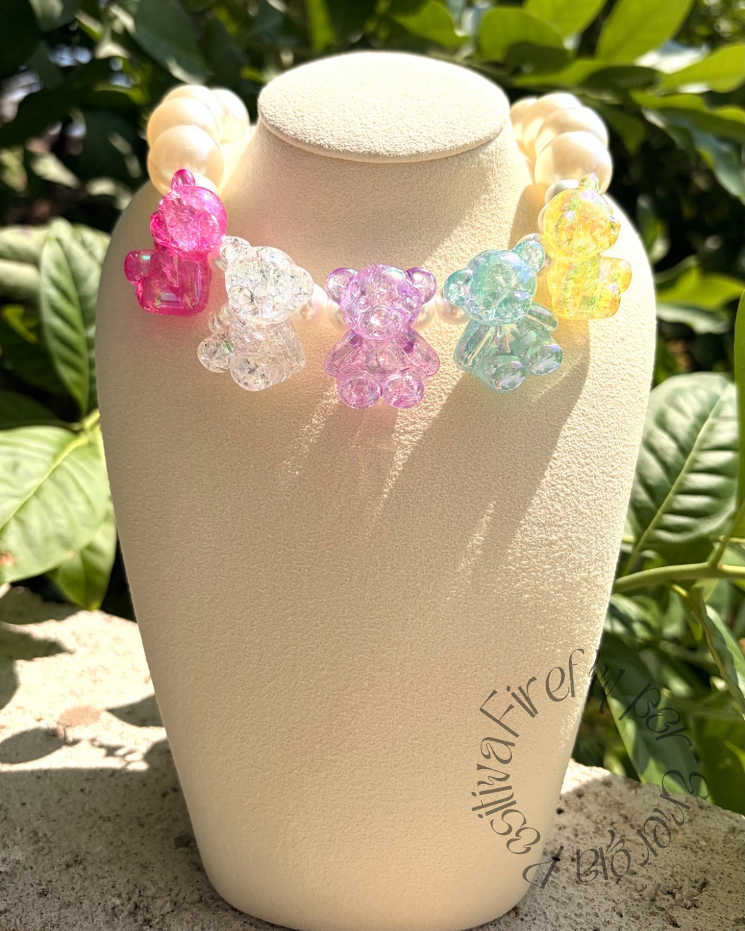 Collar Perlas & Ositos