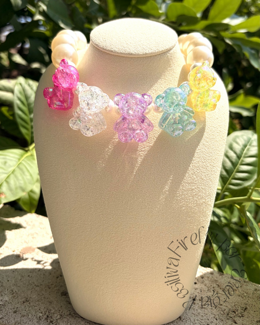 Collar Perlas & Ositos