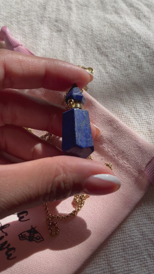 Perfumero Cuarzo Lapislázuli