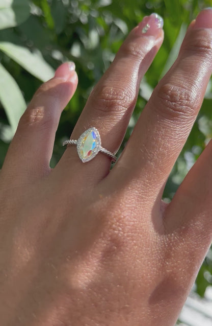 Anillo Moissanita