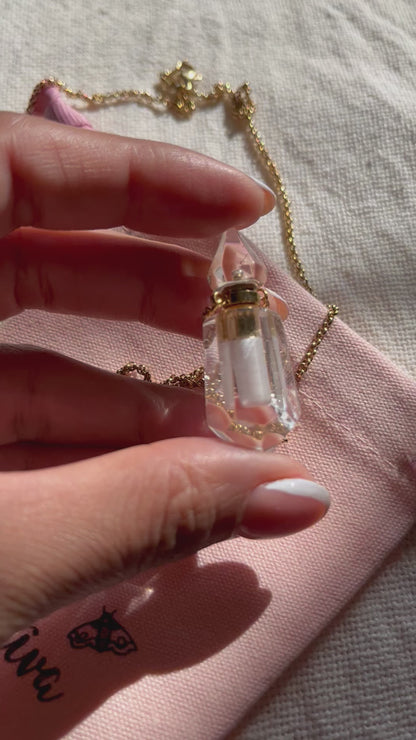 Perfumero Cuarzo Cristal