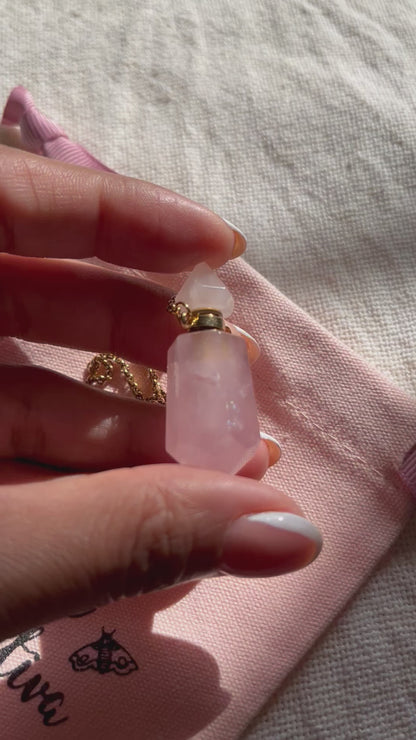 Perfumero Cuarzo Rosa